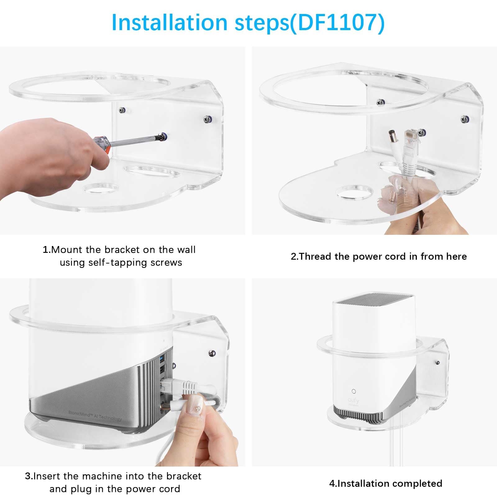 Koroao Wall Mount Holder for eufy Security HomeBase 380 (HomeBase 3),...