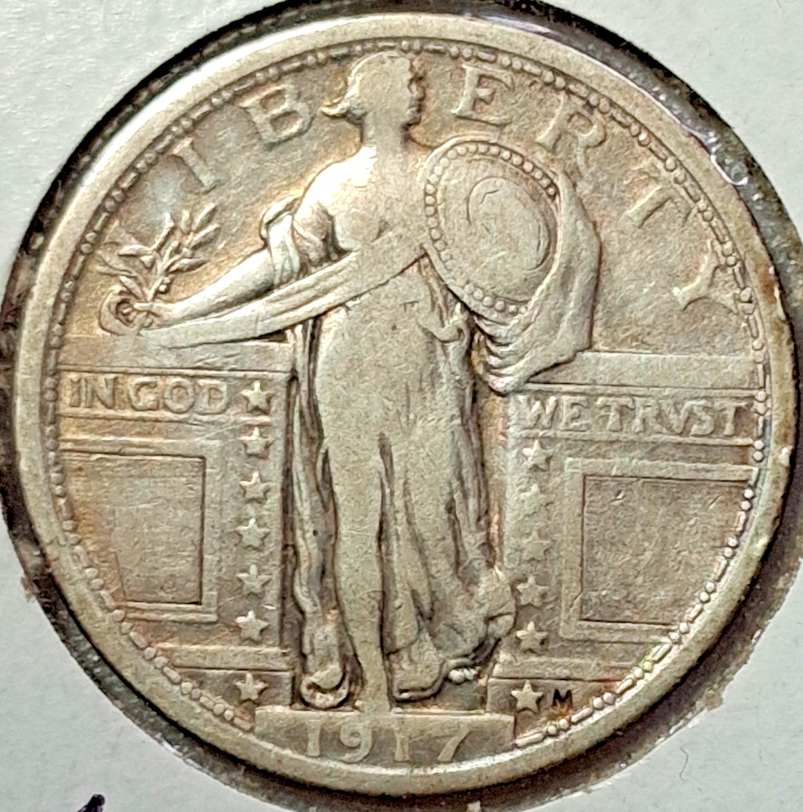 1917-P Type 1 Standing Liberty Quarter