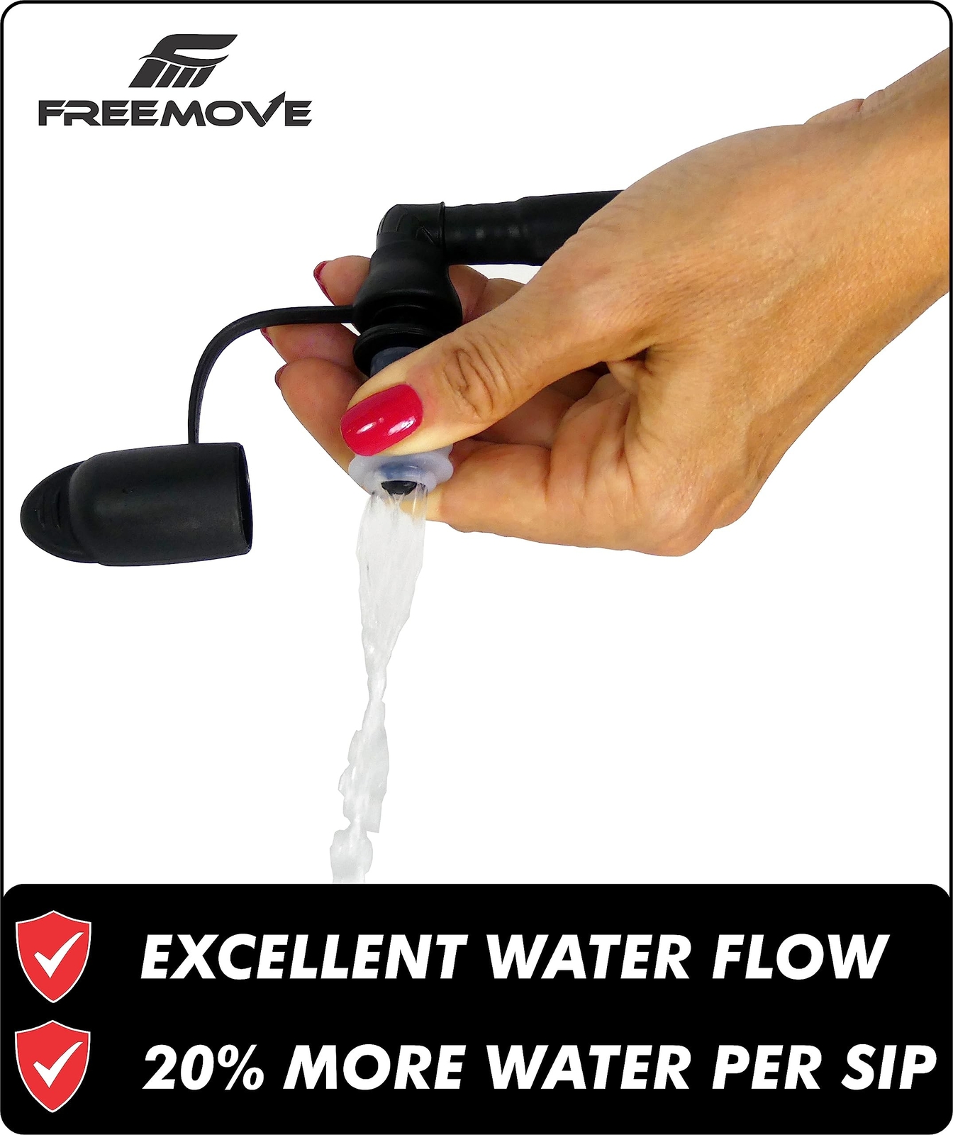 Hydration Water Bladder Bite Valve Mouthpiece Replacement - Leak-Proof, Easy-...