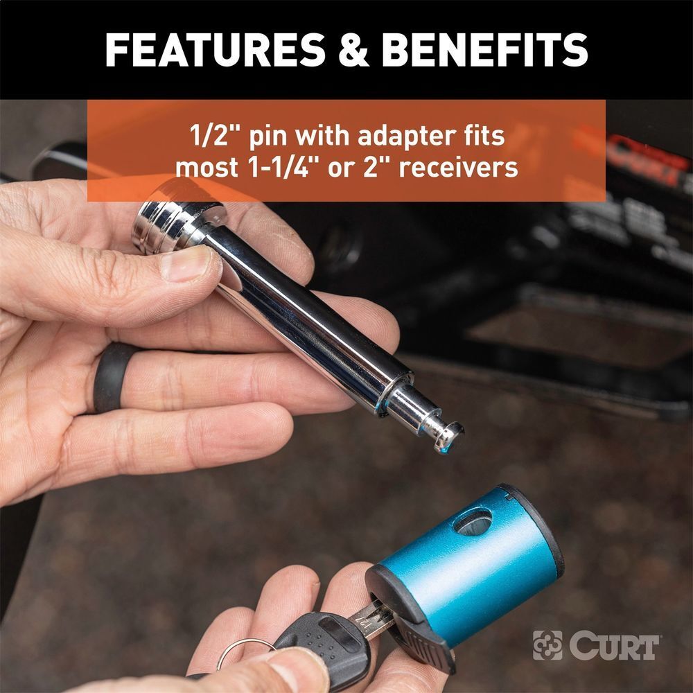 Trailer Hitch Lock Curt Manufacturing 23506