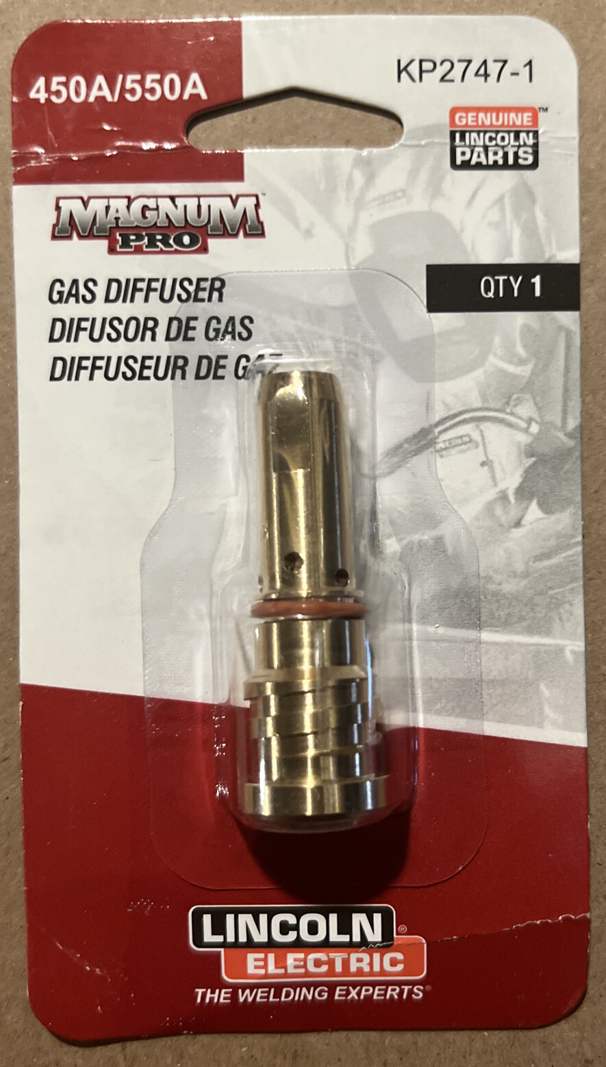 Lincoln Electric KP2747-1 Diffuser Thread-on 550A