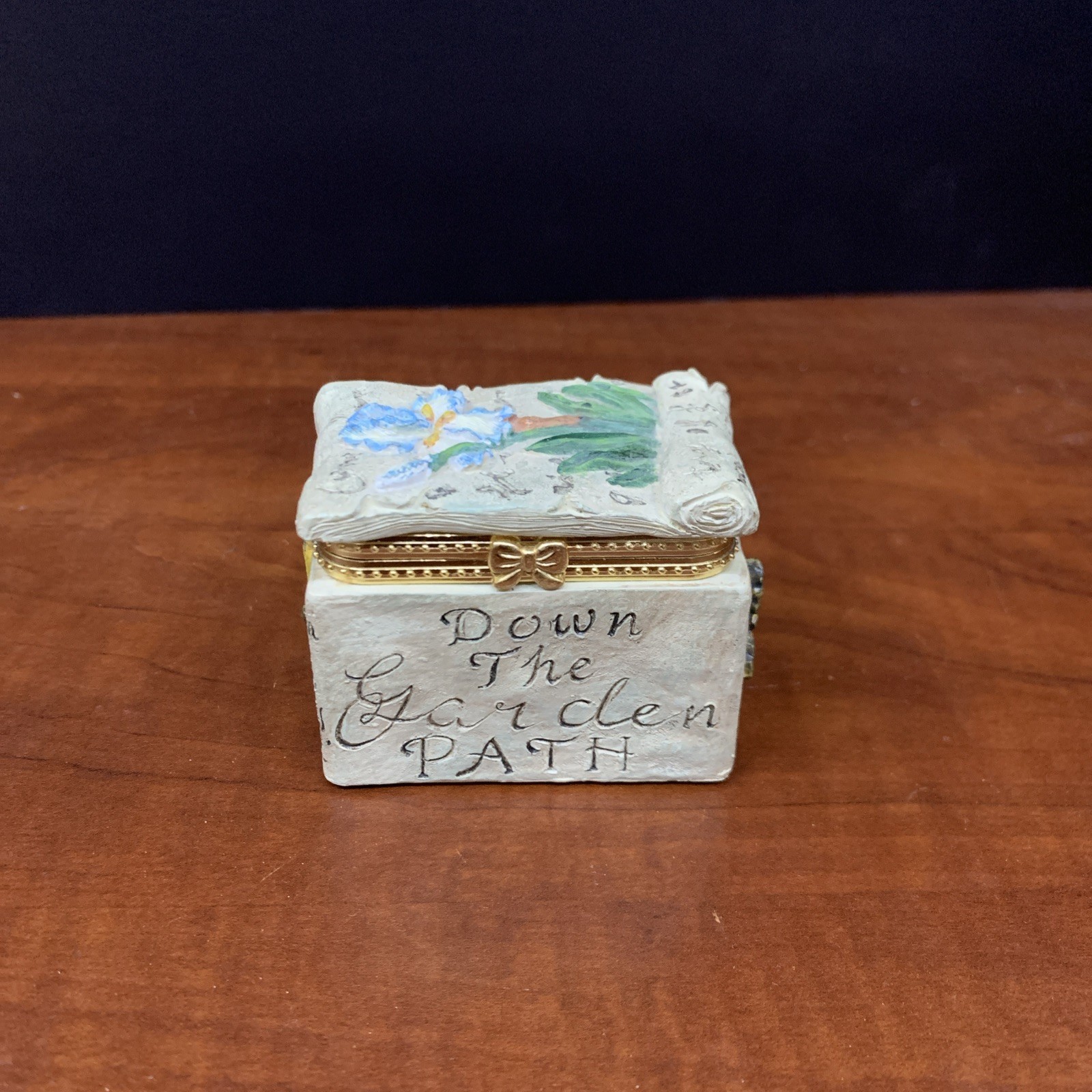 Trinket Box Garden Flowers Theme