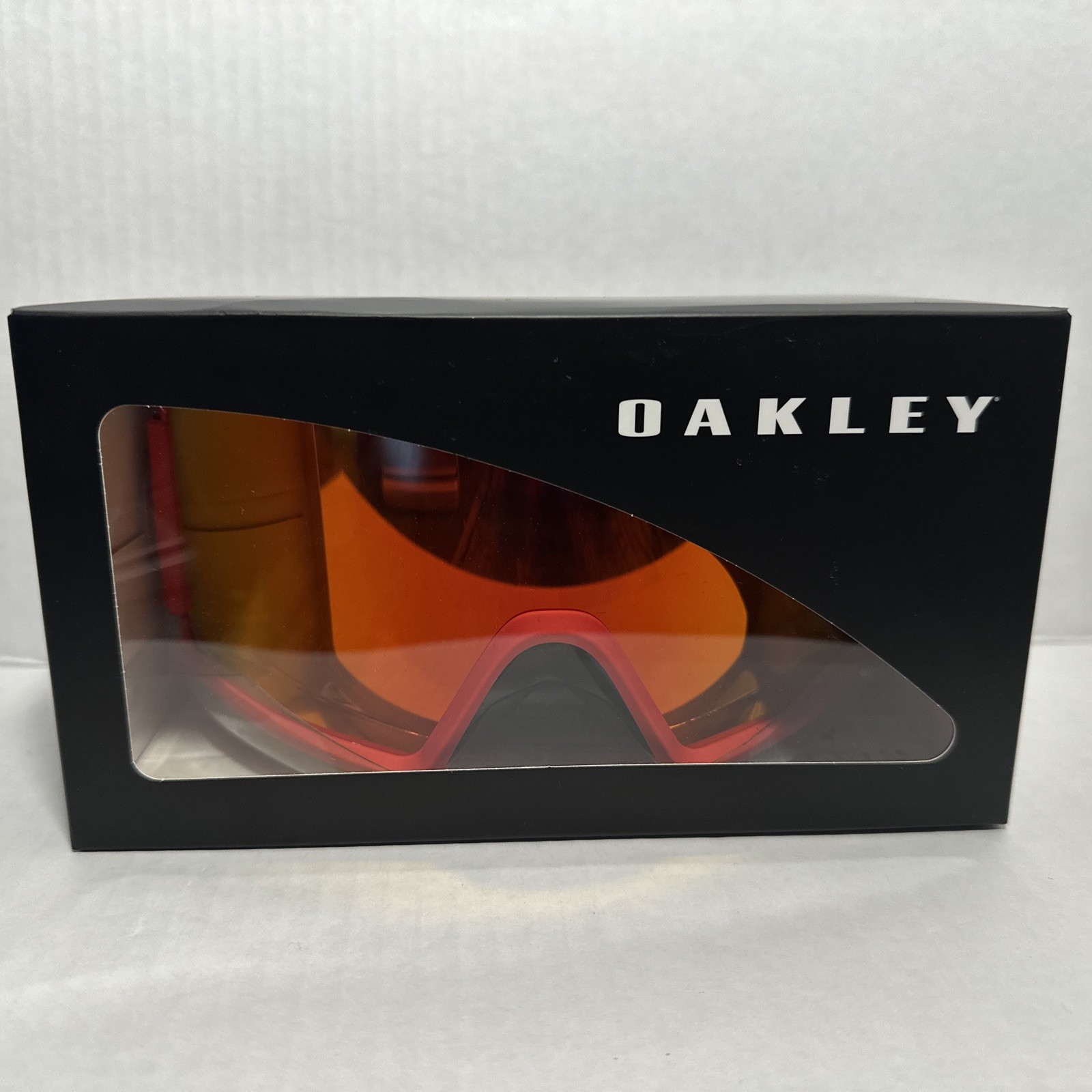 NEW! Oakley Target Line L Snow Goggles Redline Bark Frame (Fire Iridium Lens)