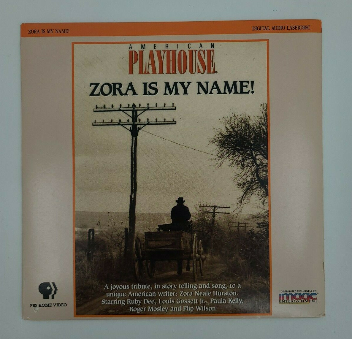 Zora Is My Name Laserdisc PBS Home 1989 Extended Play EB-5520