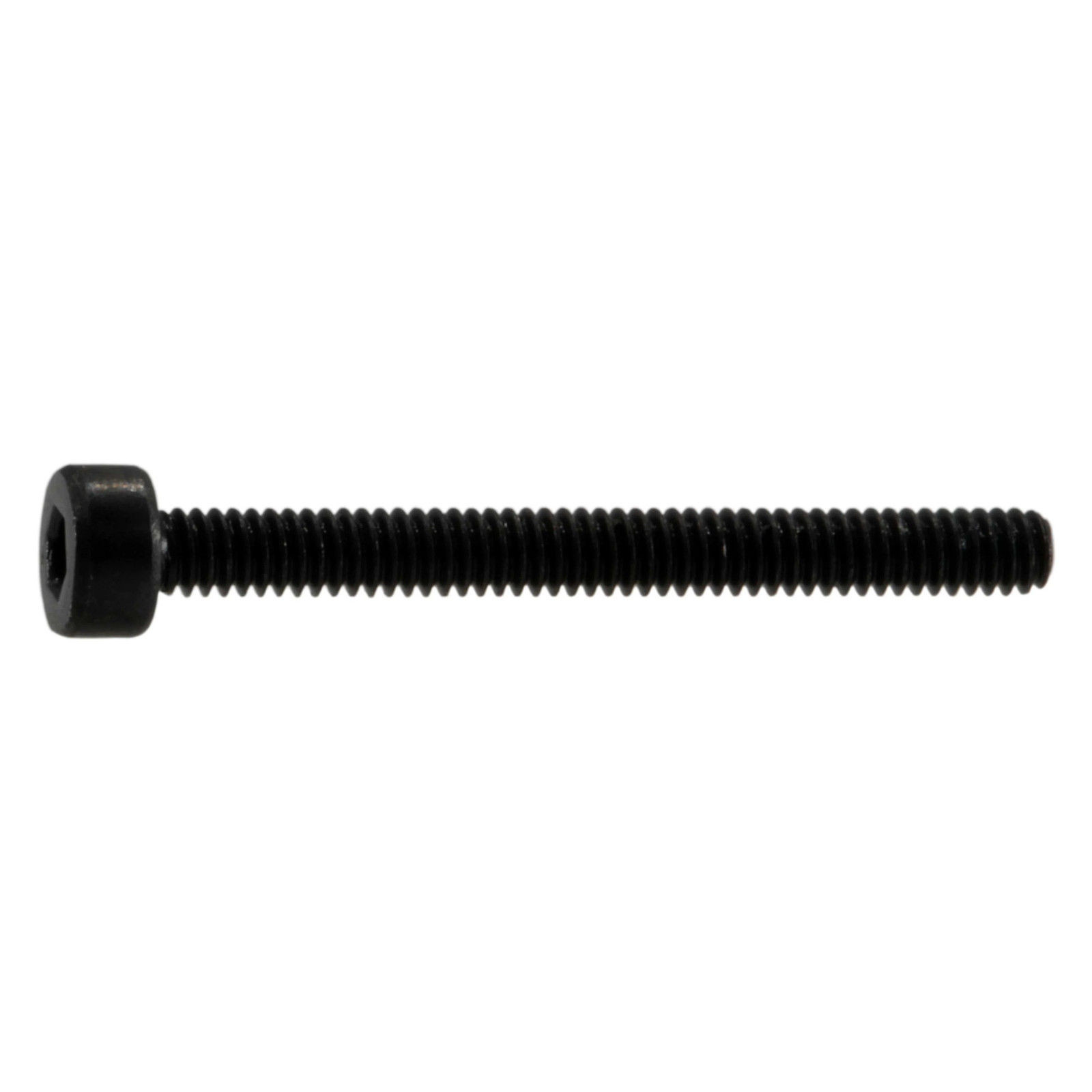 2mm-0.4 x 20mm Black Oxide Knurled Hex Socket Cap Screws (25 pcs.)