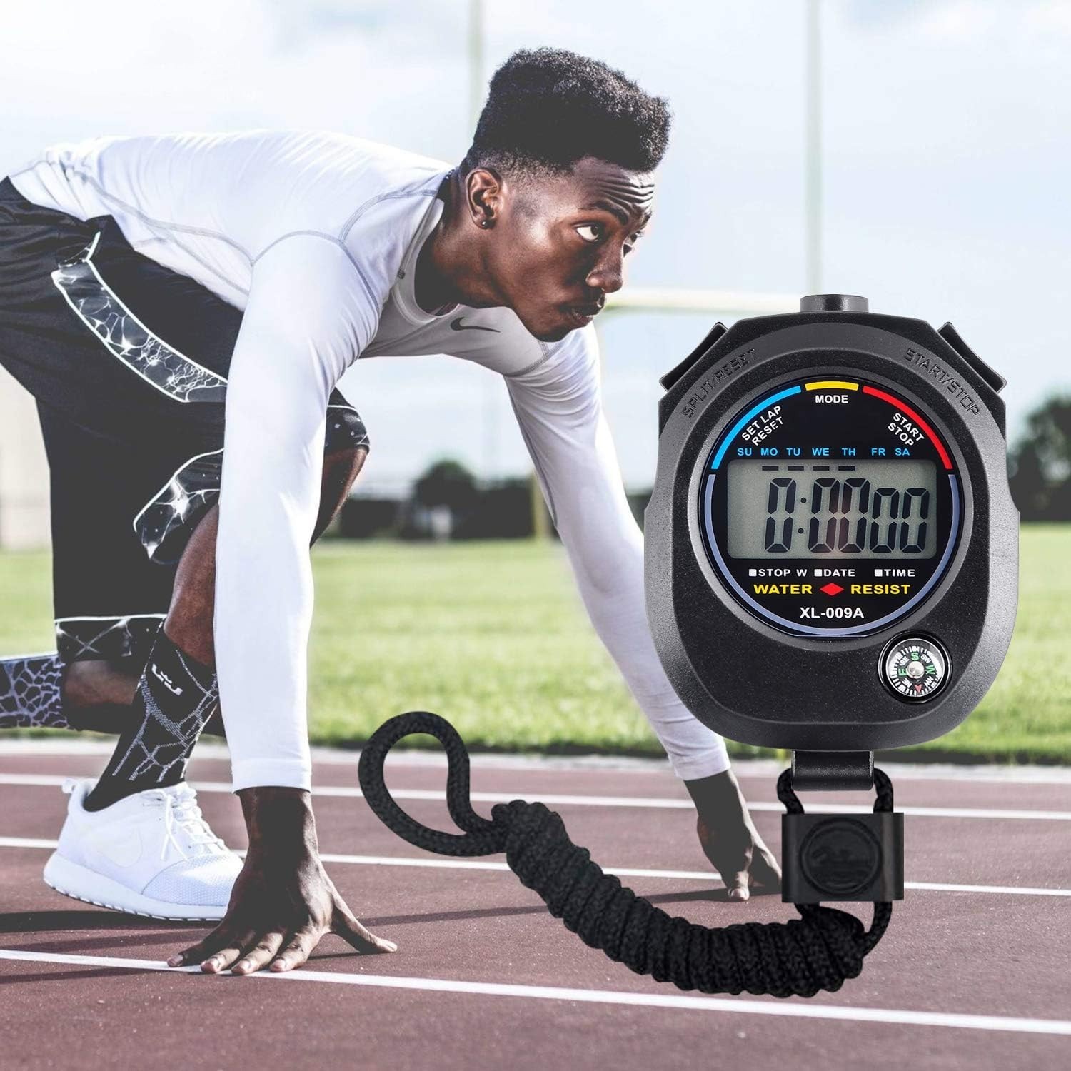 Versatile Digital Timer – Large Display Stopwatch with Time and Date Functions