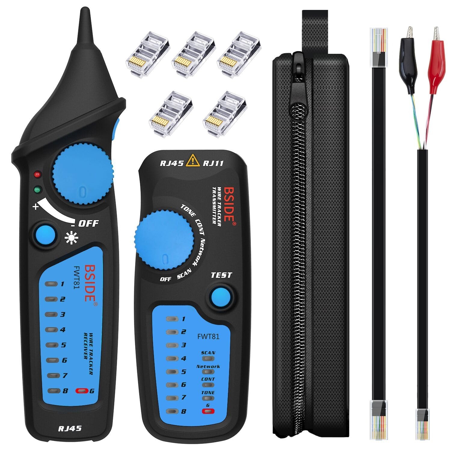 Compact Wire Finder Tool with Super Anti-Interference - Includes Carrying Case