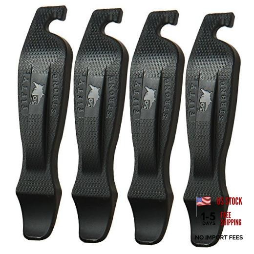 Bike Tire Lever - Set of 4 Easy Grip Bicycle Levers - Best Tire Black - 2
