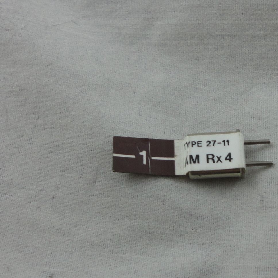 Universal Type 27-11 27Mhz AM Receiver Crystal CH1 (Brown) 26.995Mhz