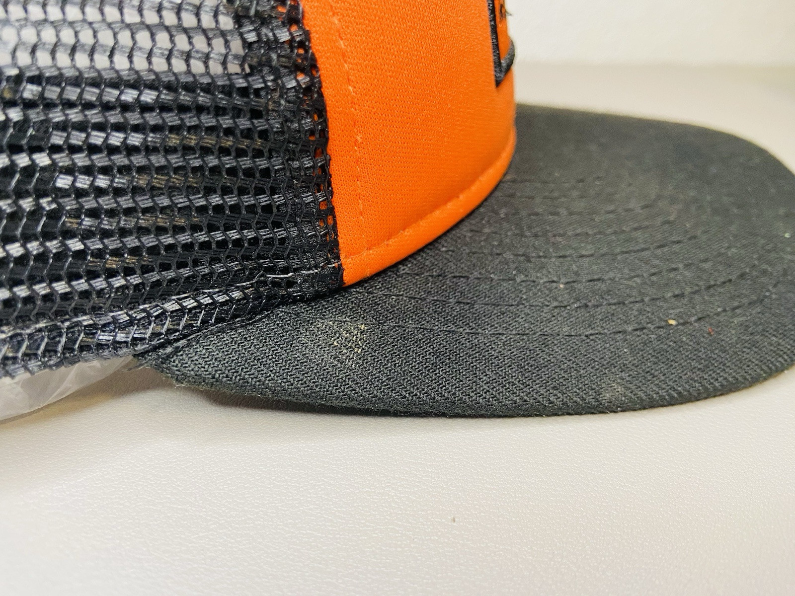 KTM MX TRUCKER CAP- BLACK/ORANGE Used Nice