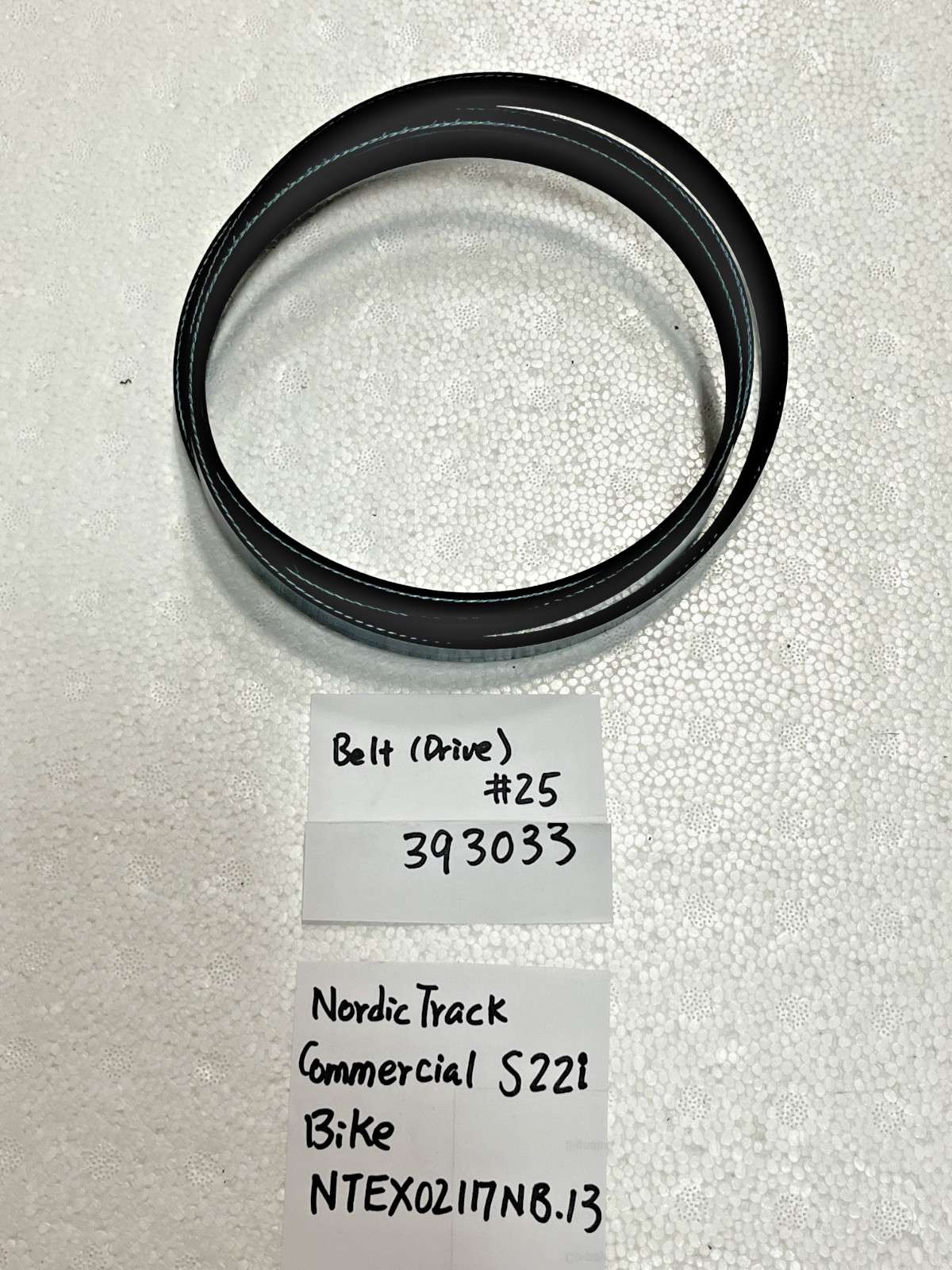 Drive Belt P/N 393033 for NordicTrack S22i Bike Model NTEX02117NB.13 #25