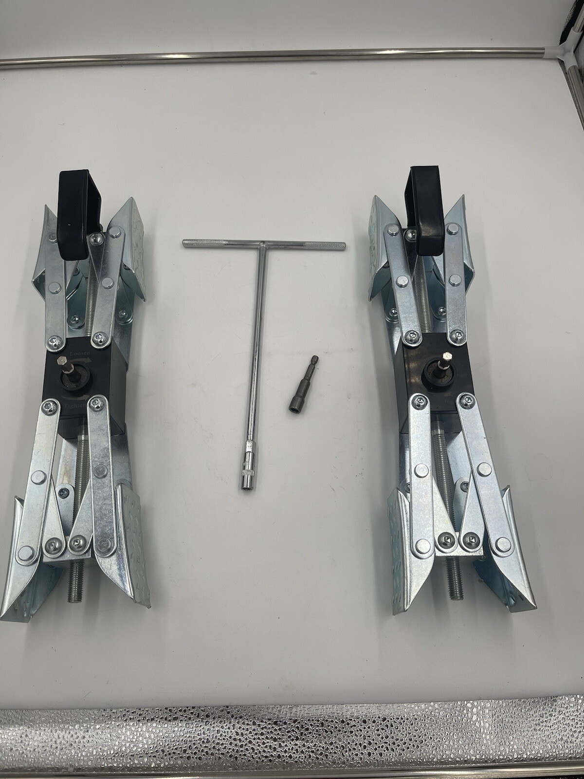 X-Chock RV Stabilizer Wheel Chock  Dual Axel RV Set of Two