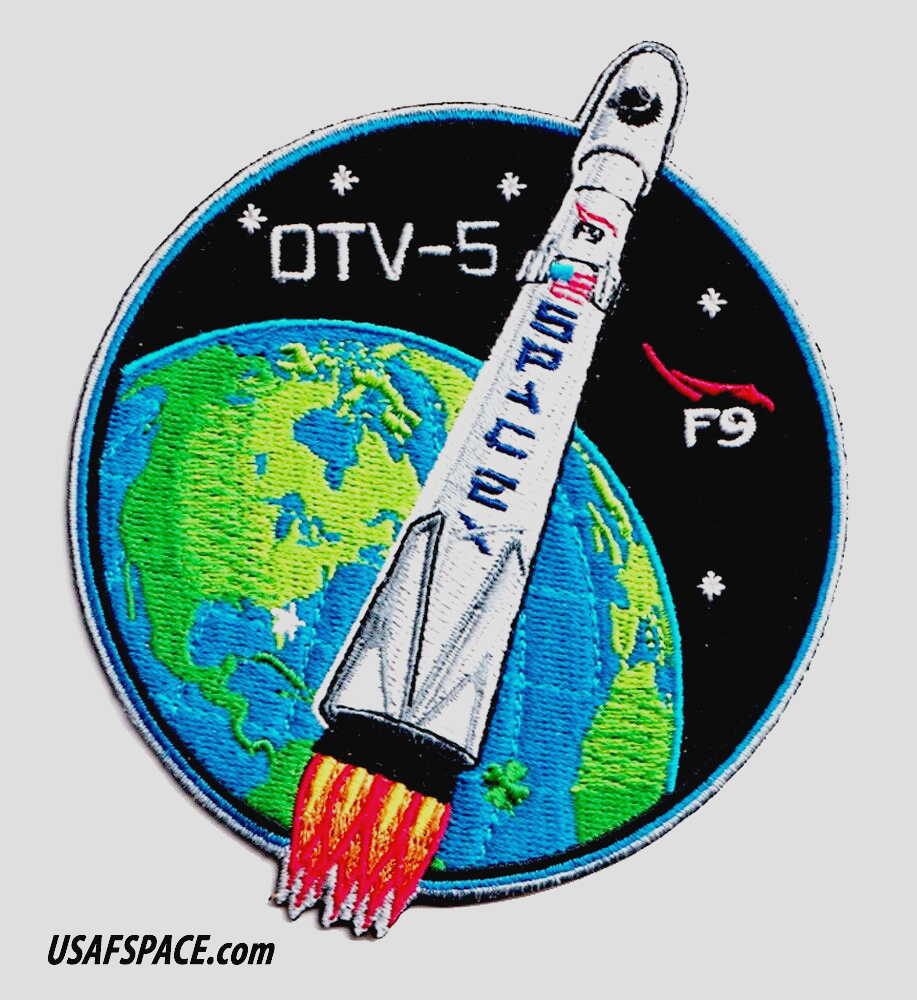 Authentic OTV-5 - SPACEX - FALCON 9 Launch X-37-B USAF DOD SPACE Mission PATCH
