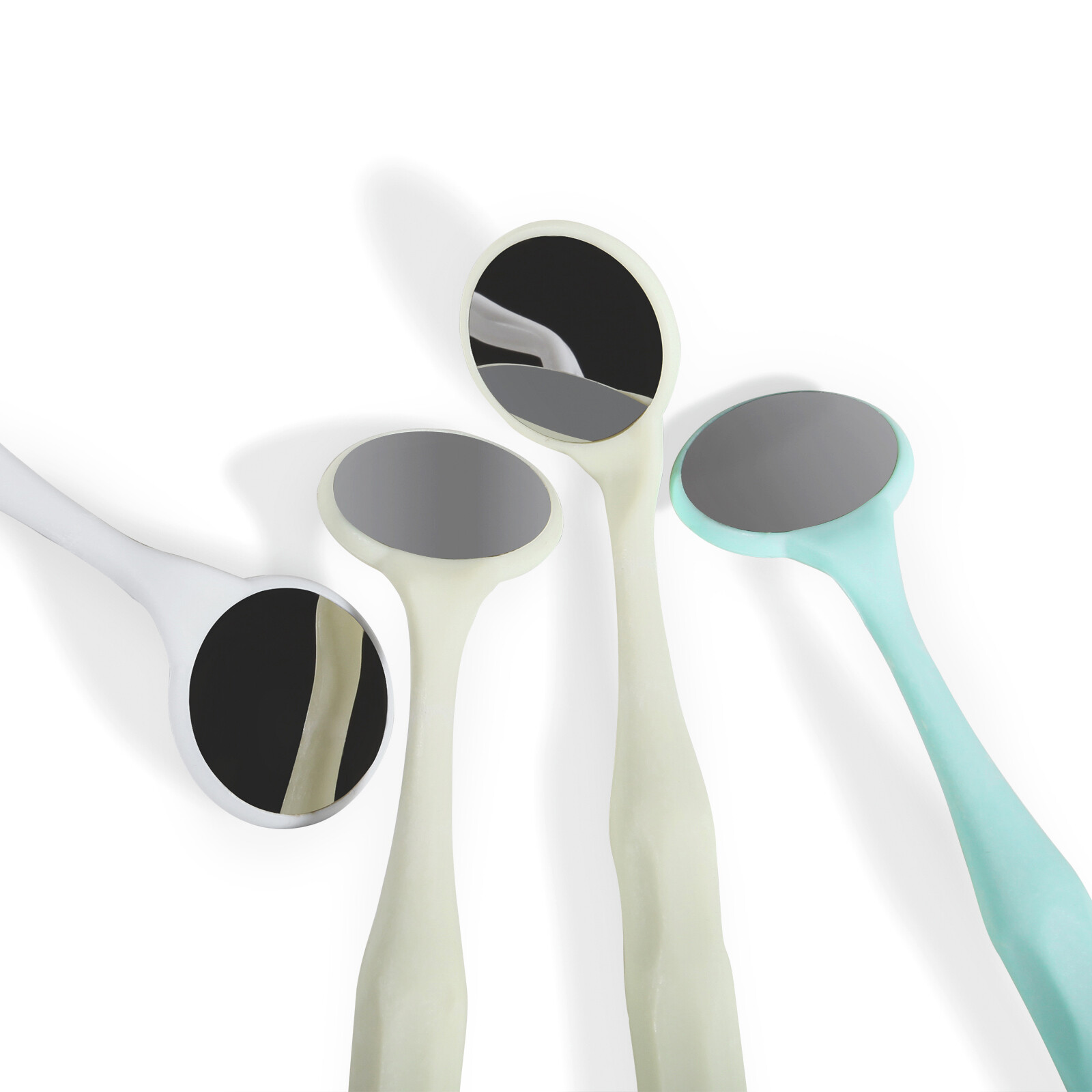 10x Dental Mouth Mirror Front Surface Double Examination Mirror