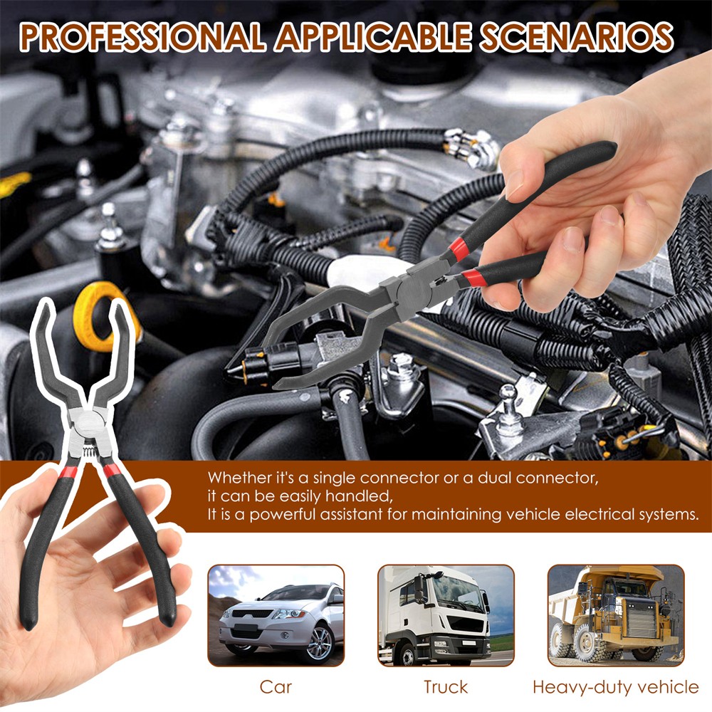 8" Electrical Disconnect Plier Fuel Line Removal Plier For Car/Truck Vehicles