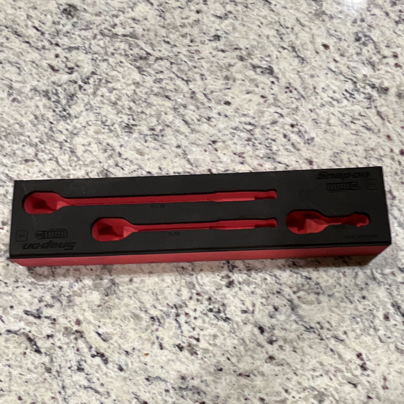 Snap-on Molded Foam Tool Box Insert 3 - 1/4” Ratchet FM103RT01BR