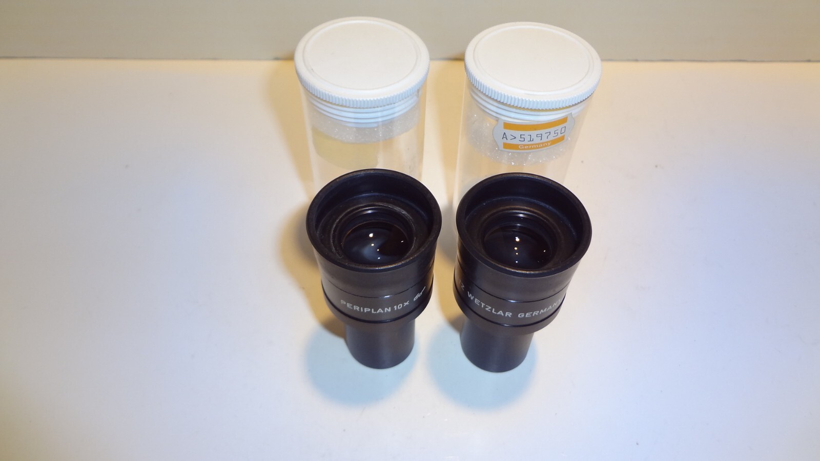 E. LEITZ LEICA PAIRED EYEPIECES 10X HP *NEW OLD STOCK*