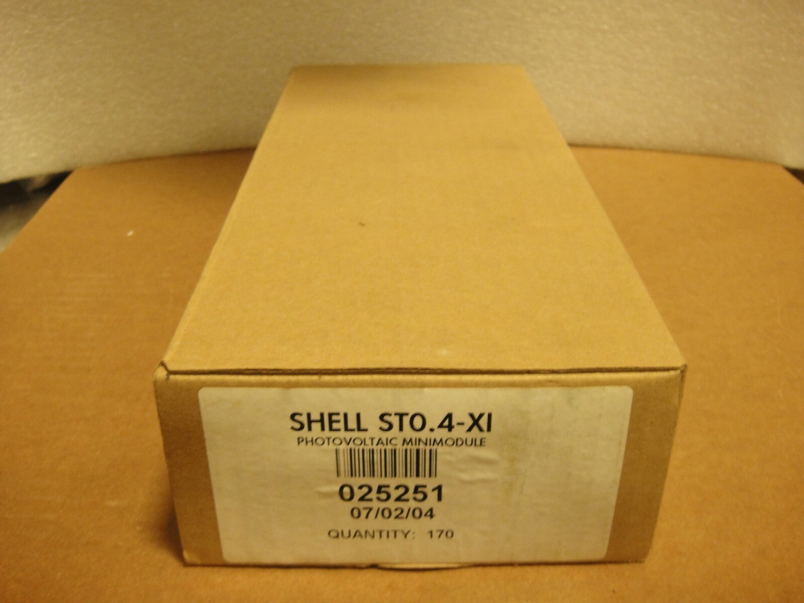 Quantity 170 pcs SHELL ST0.4-XI Photovoltaic minimodule Cell, 2.38" x 2.38"