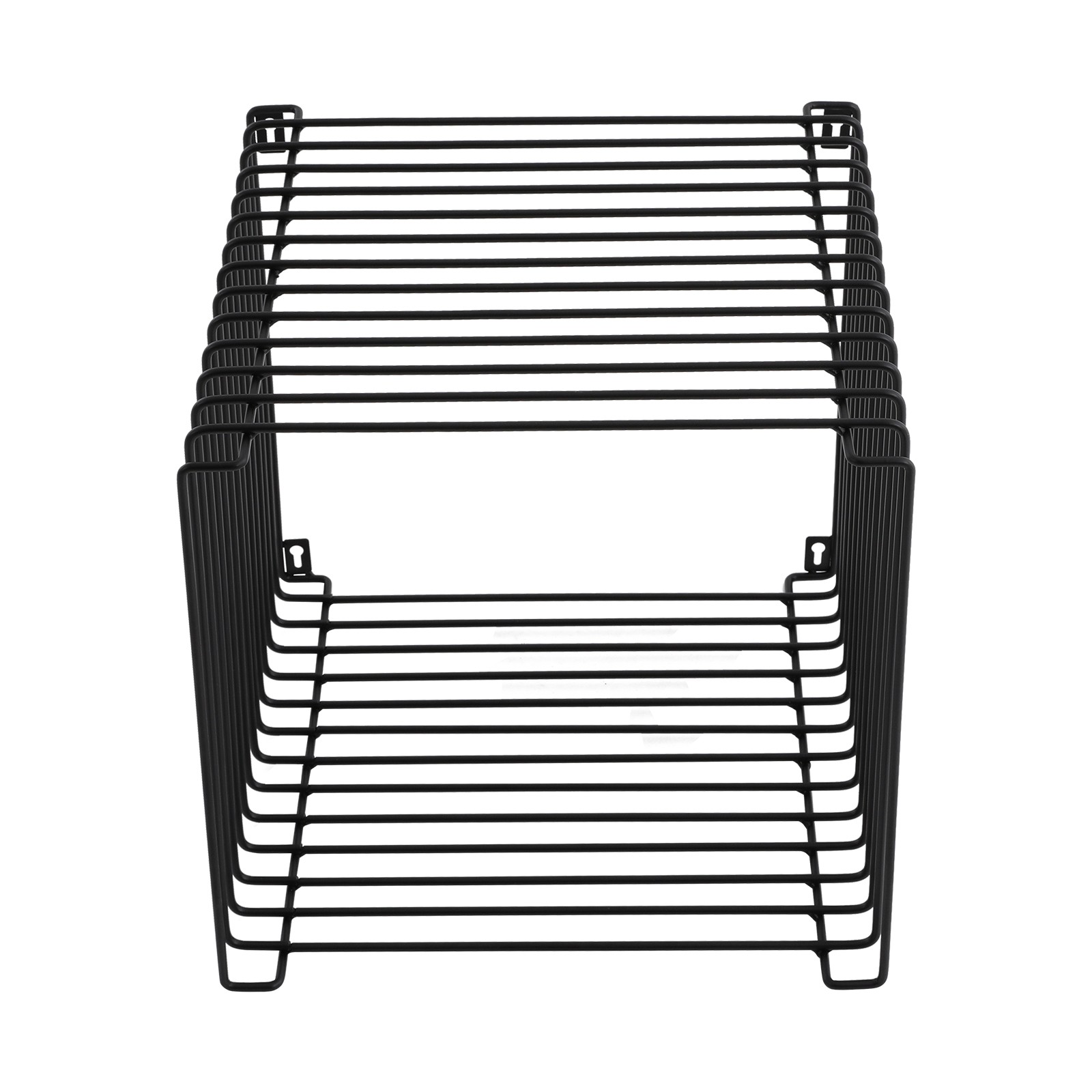 Modern Square Side Table Iron Multi-Purpose Side Table Black Cage End Table NEW