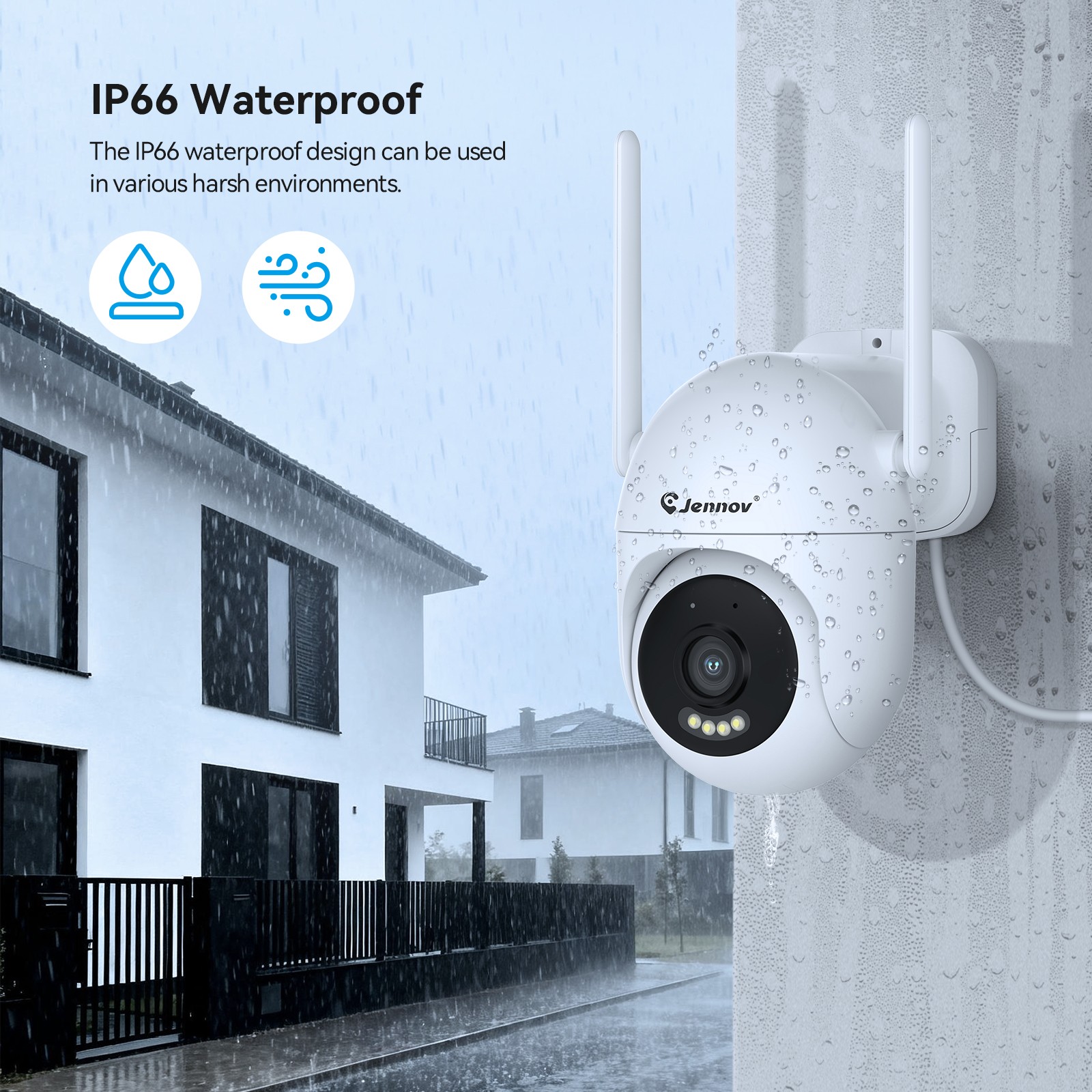 5MP WiFi Camera Security System Wireless Outdoor Audio PTZ Camera 10CH 1TB NVR