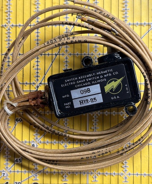 Electro-Snap Switch H12-25 Switch Assembly New In Box