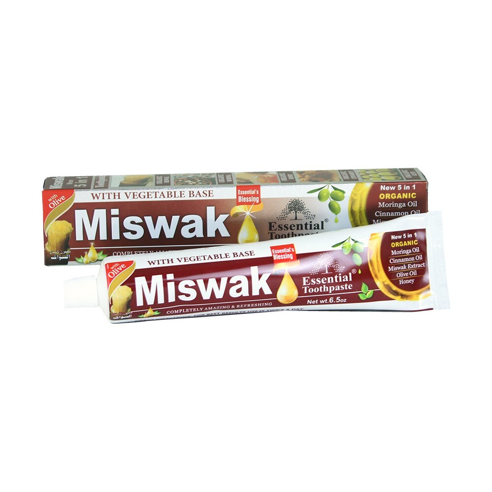 Essential Palace Miswak Toothpaste - Essential - Pack of 6 Tubes
