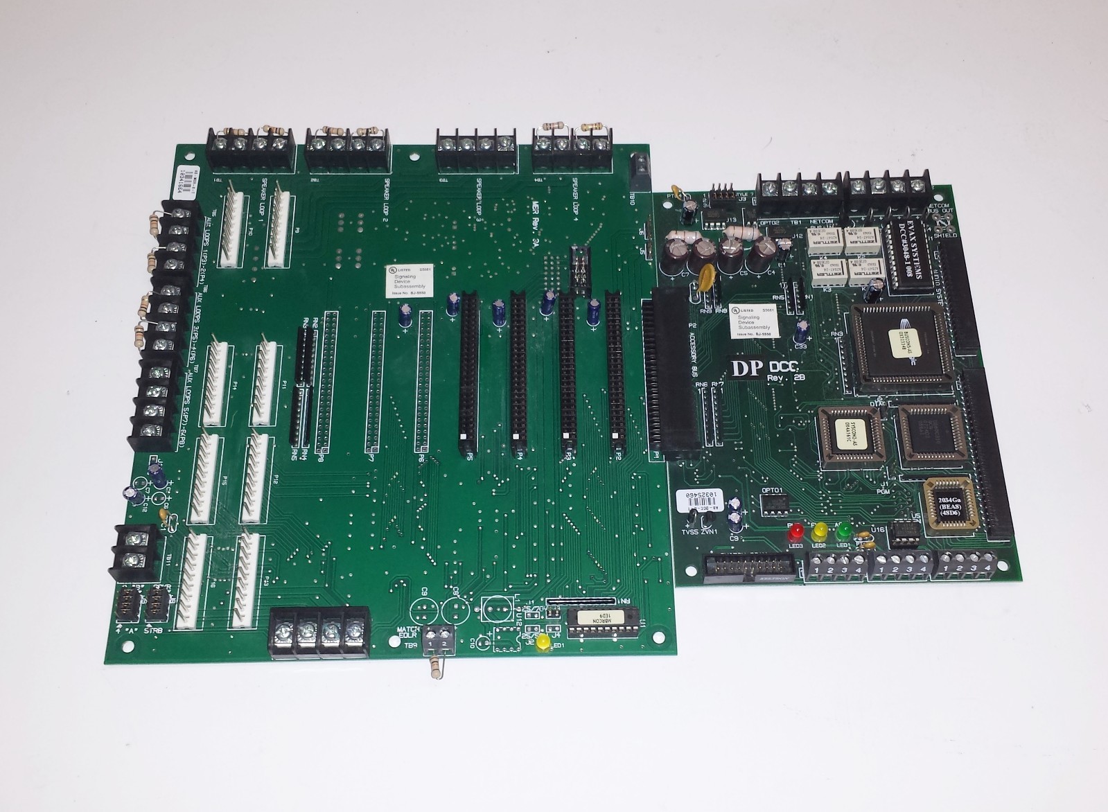 Gamewell EVAX HMX-DP MBR / DCC Main Boards Voice Evacuation Distribution Panel
