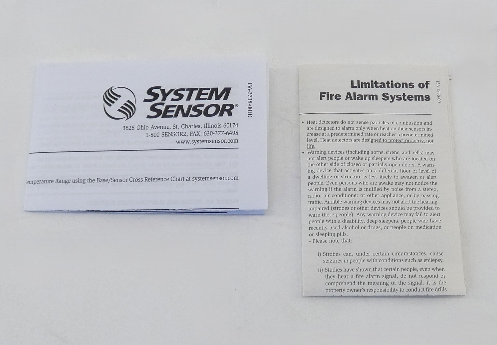 System Sensor 417487 B501 Smoke Detector Base Mount Bracket - NEW Surplus!