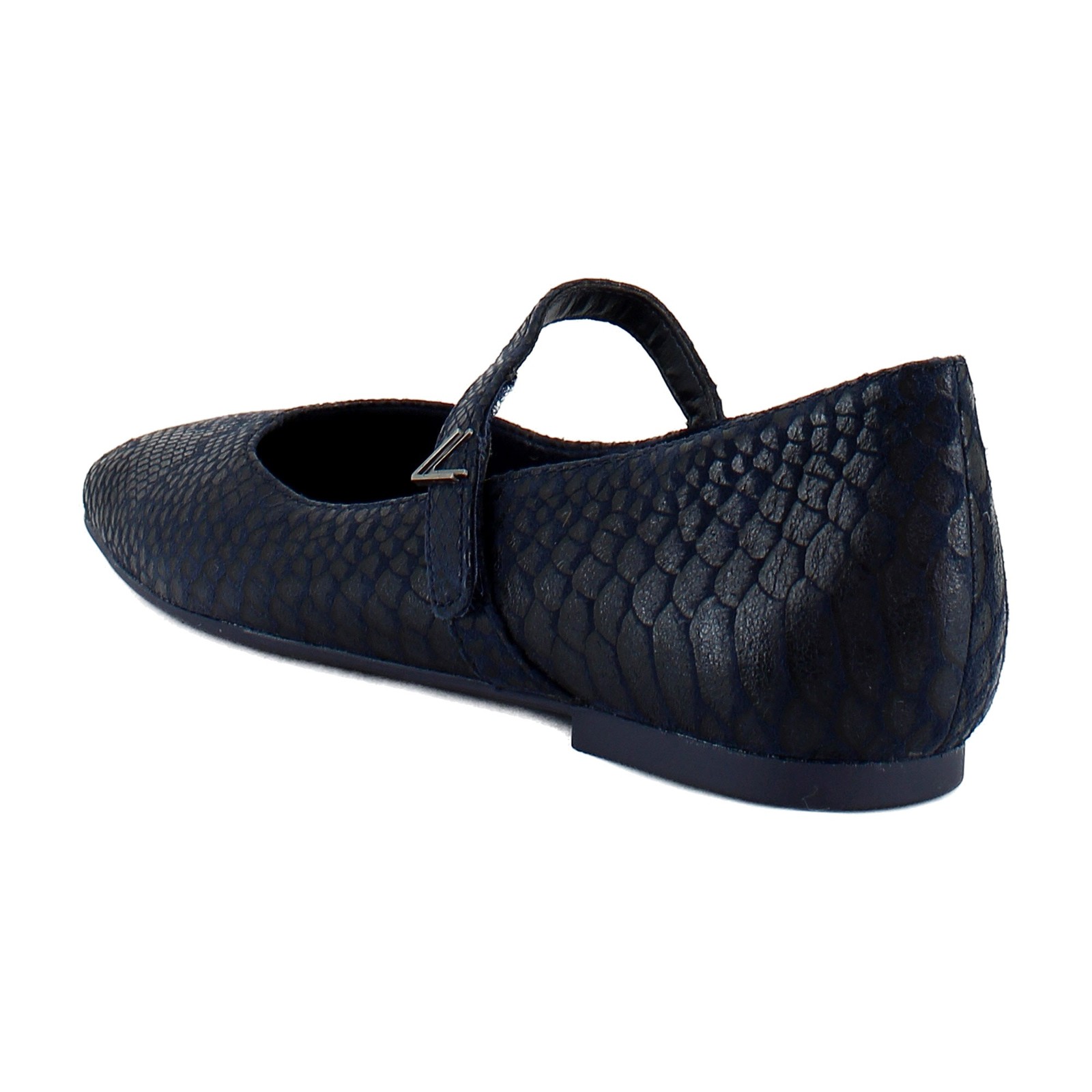 Vionic Alameda Womens Flats Navy Snake