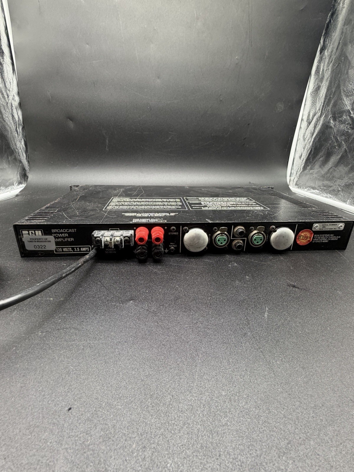 BGW 150 Broadcast Power Amp