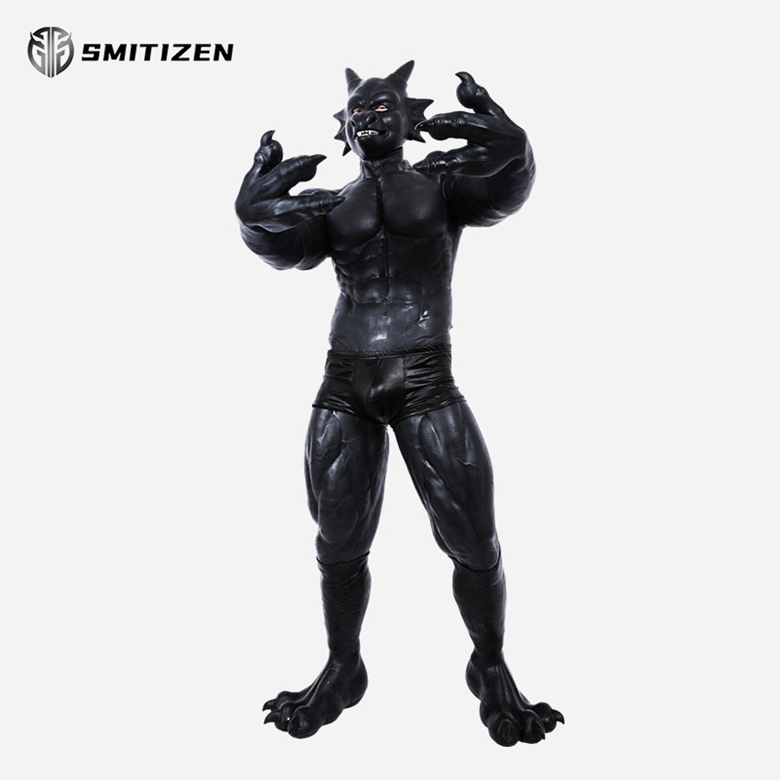 Smitizen Black Silicone Dragon Three-toed Beast Paws Costume for Halloween Cos