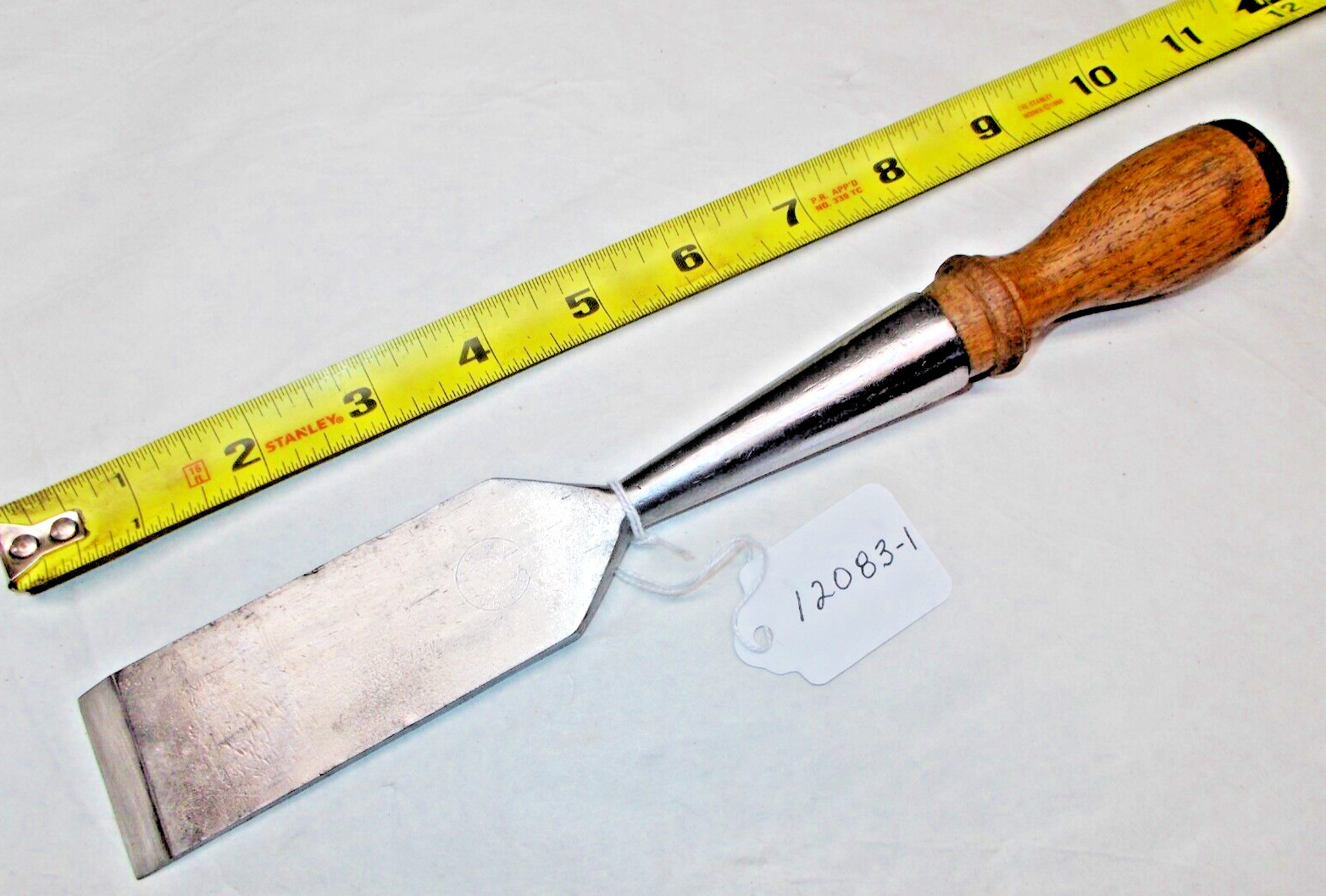 Chisel, P.S. & W 1-15/32" Wide Cut Vintage Woodworkers Chisel, USA