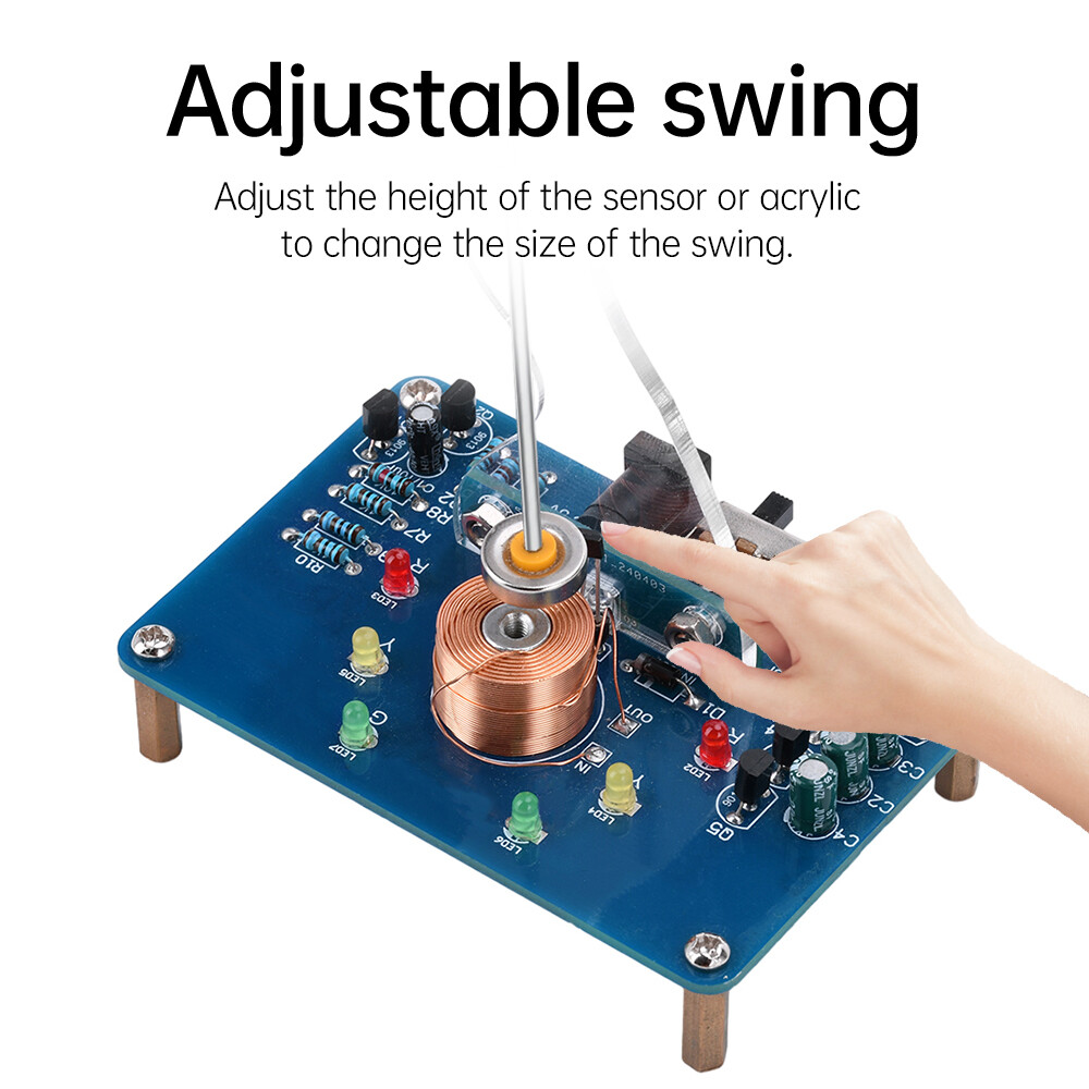 DIY LED Electronic Swing Kit Electromagnetic Swing Induction Teaching Welding