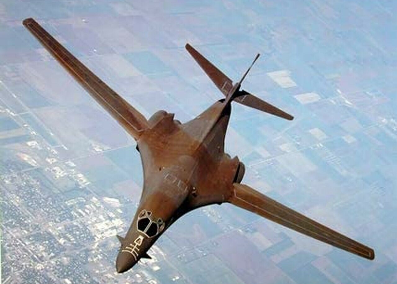 USAF B1 Lancer Strategic Bomber - 4x6 Re-Print