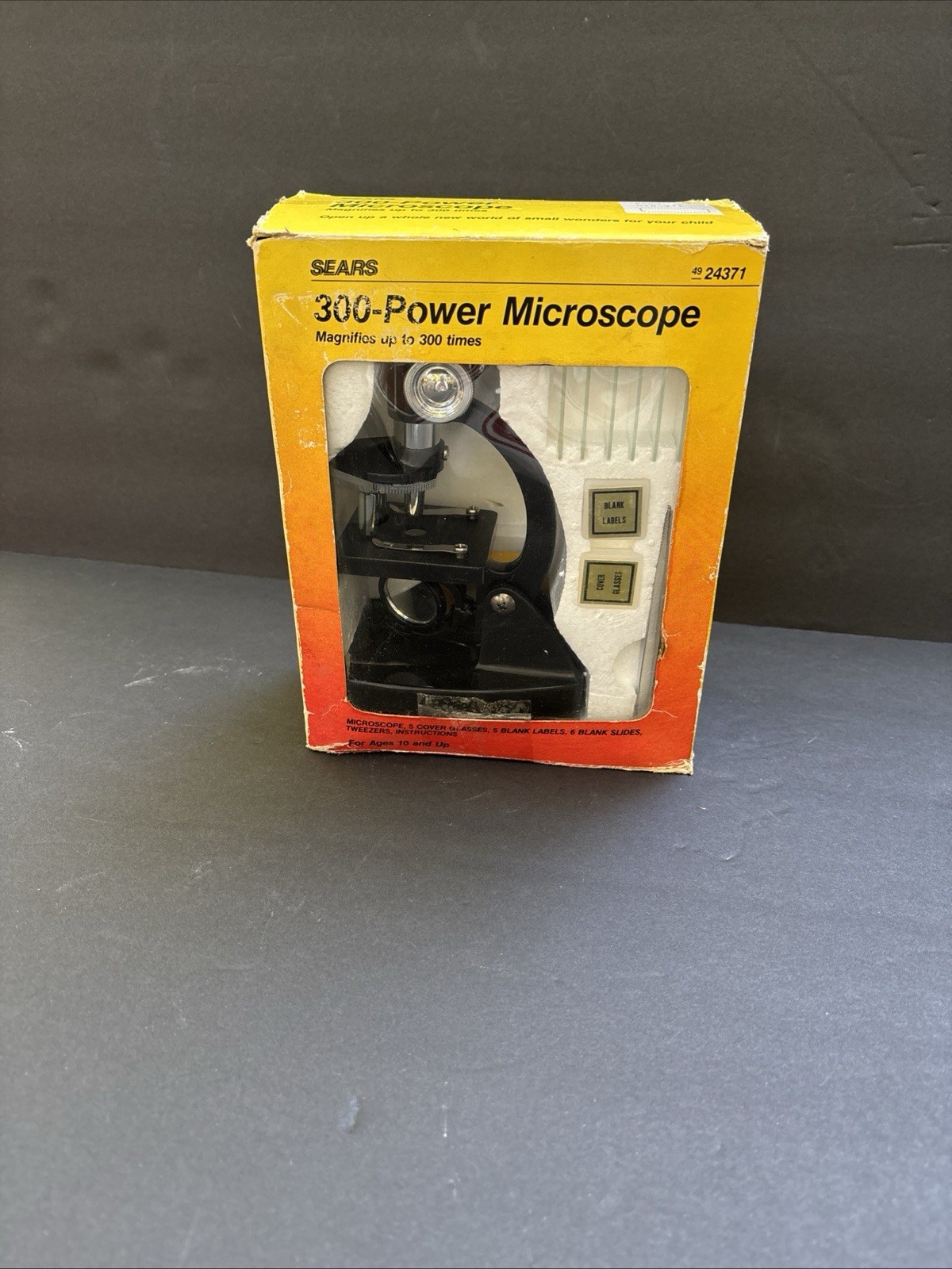 VTG Sears 300-power Microscope science  kids teens youth