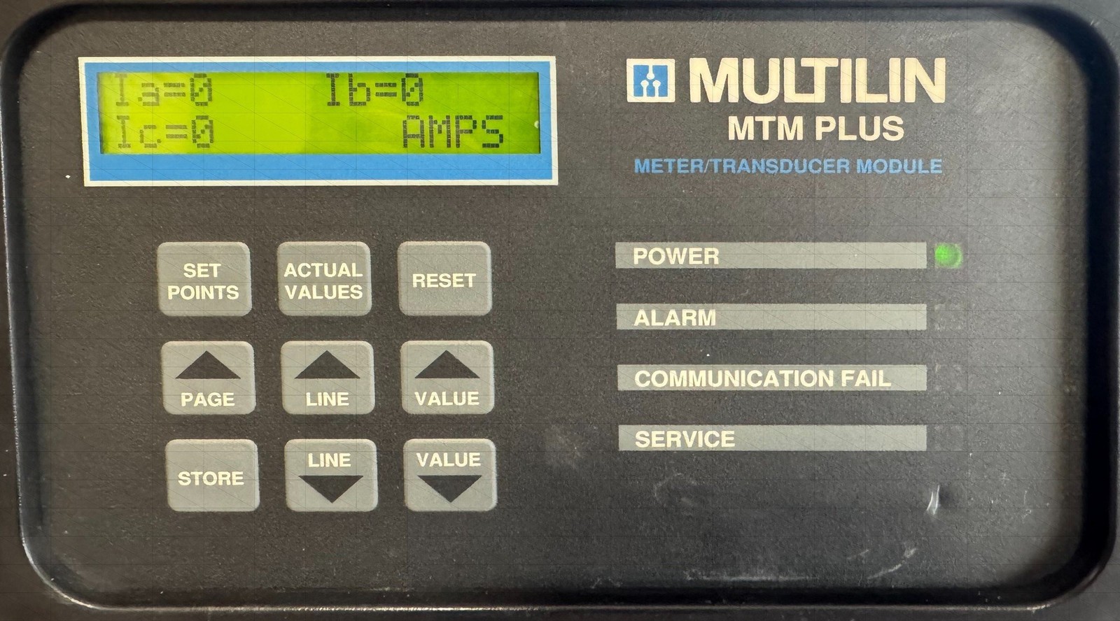 GE MULTILIN MTMPLUS Meter Transducer Module Power Quality Meter 120VAC
