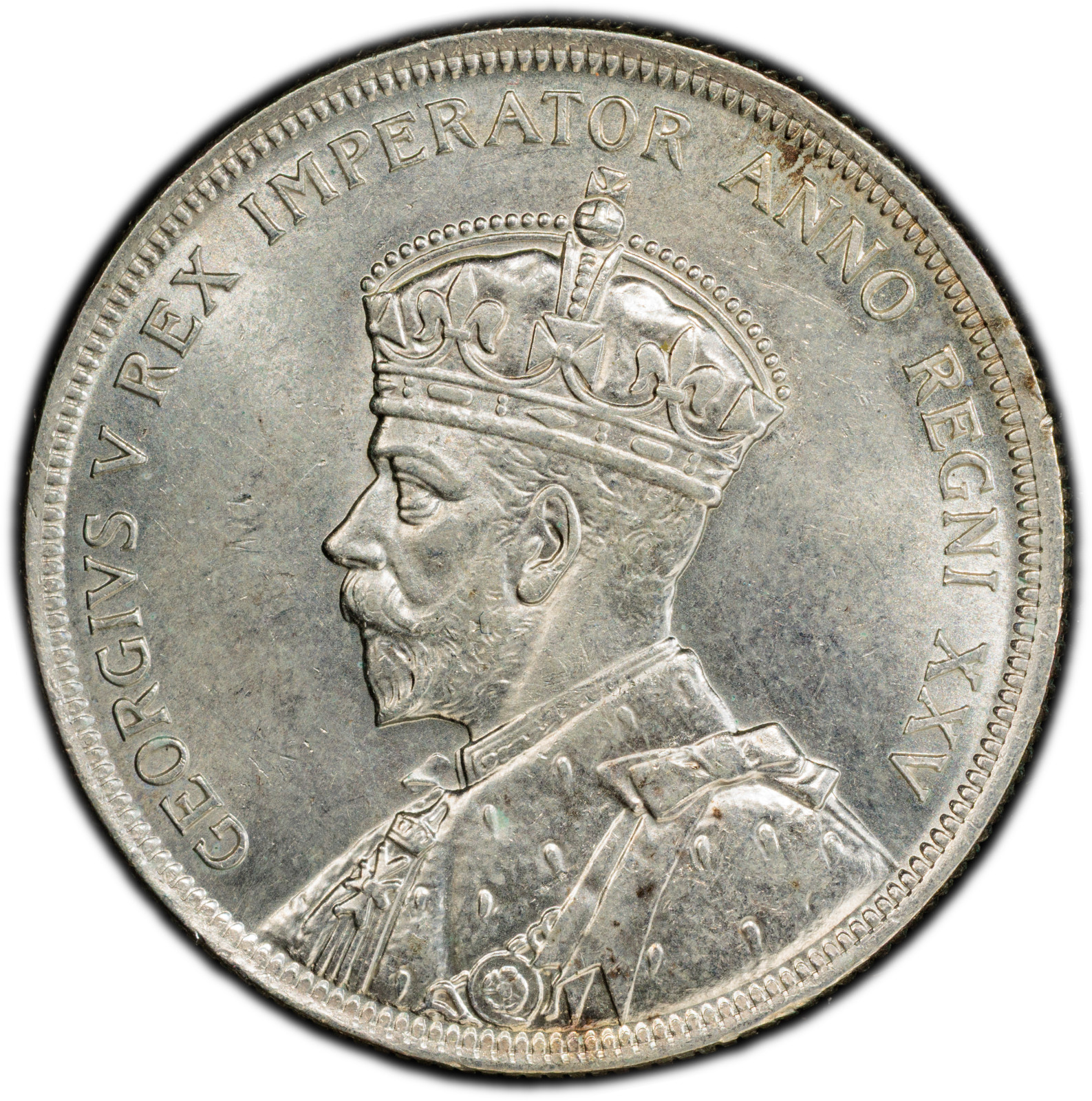 1935 Canada Silver (.800) Dollar • PCGS NFC MS-63 • George V • Key Date!