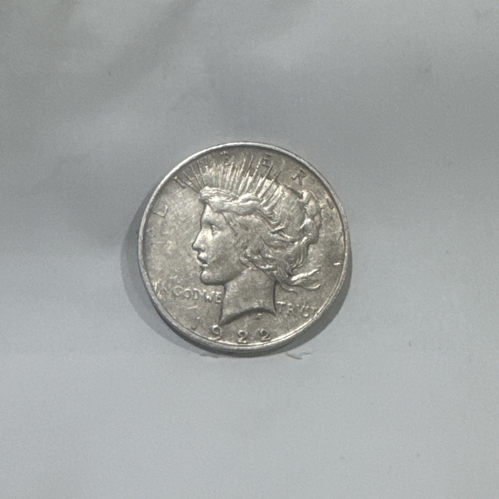1922-D US Peace Silver Dollar 90% Silver Lady Liberty Coin