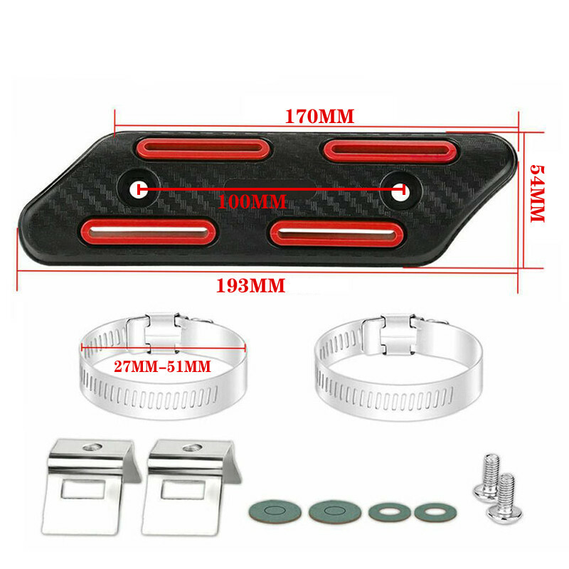 Motorcycle Exhaust Muffler Pipe Heat Shield Cover Guard For Kawasaki KXF 250 450