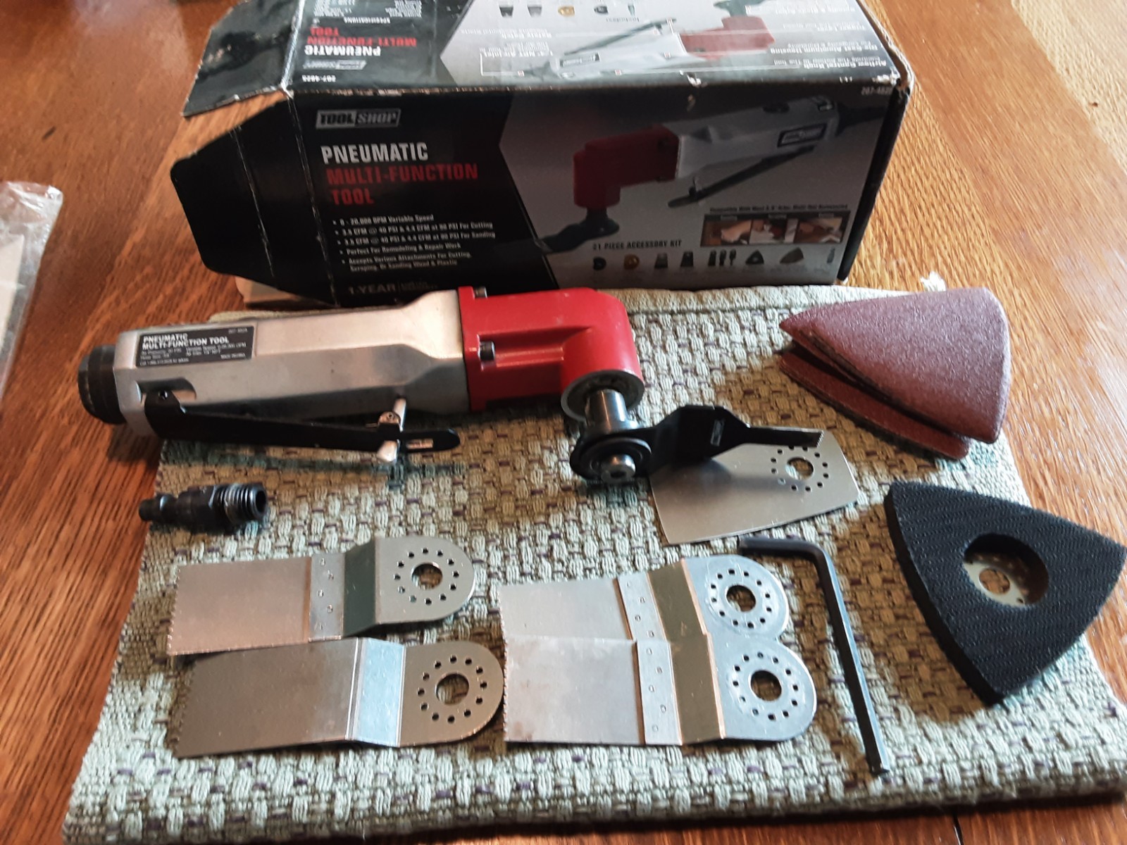 Pneumatic Multi-Function Tool & Accessories Variable Speed 207-4825