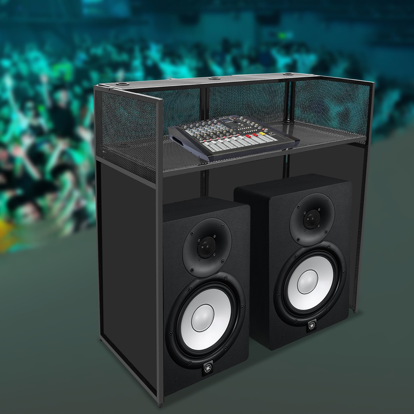 DJ Display Stand DJ Event Booth Facade Portable DJ Facade Booth Table DJ Cont