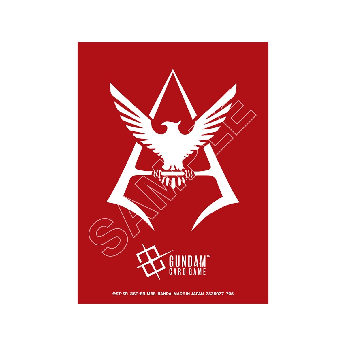 Char Official Sleeves - 10 Count Resource - Gundam TCG Card Game