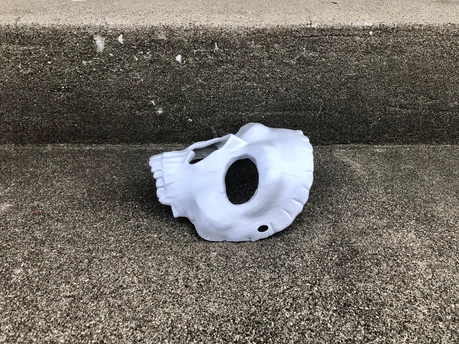 3D Printed Skull Ghost Cosplay Mask - Various Colors