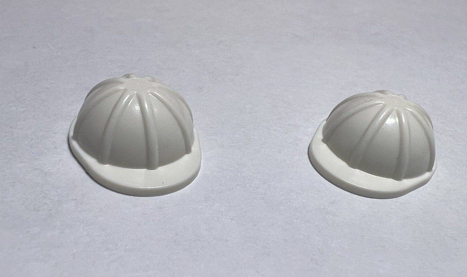 Lego Lot Of 2 White Contractors Hats Hat Hard Construction Helmet New City