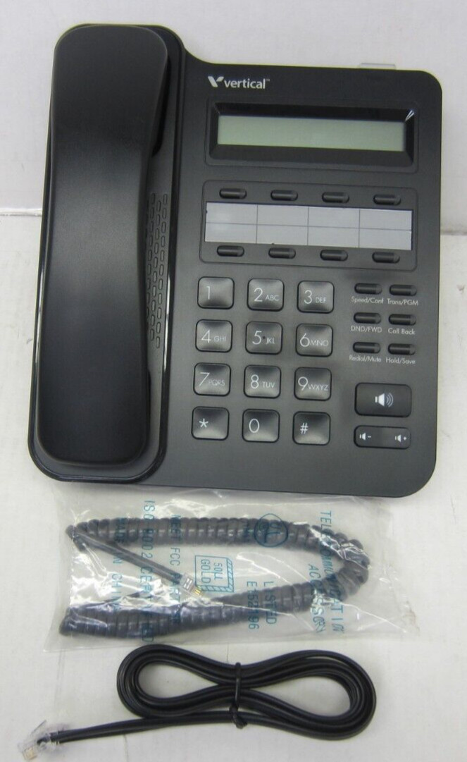 Vertical VU-9208-00 8 Button Basic Duplex Digital Phone(15 In-Stock) Refurbished