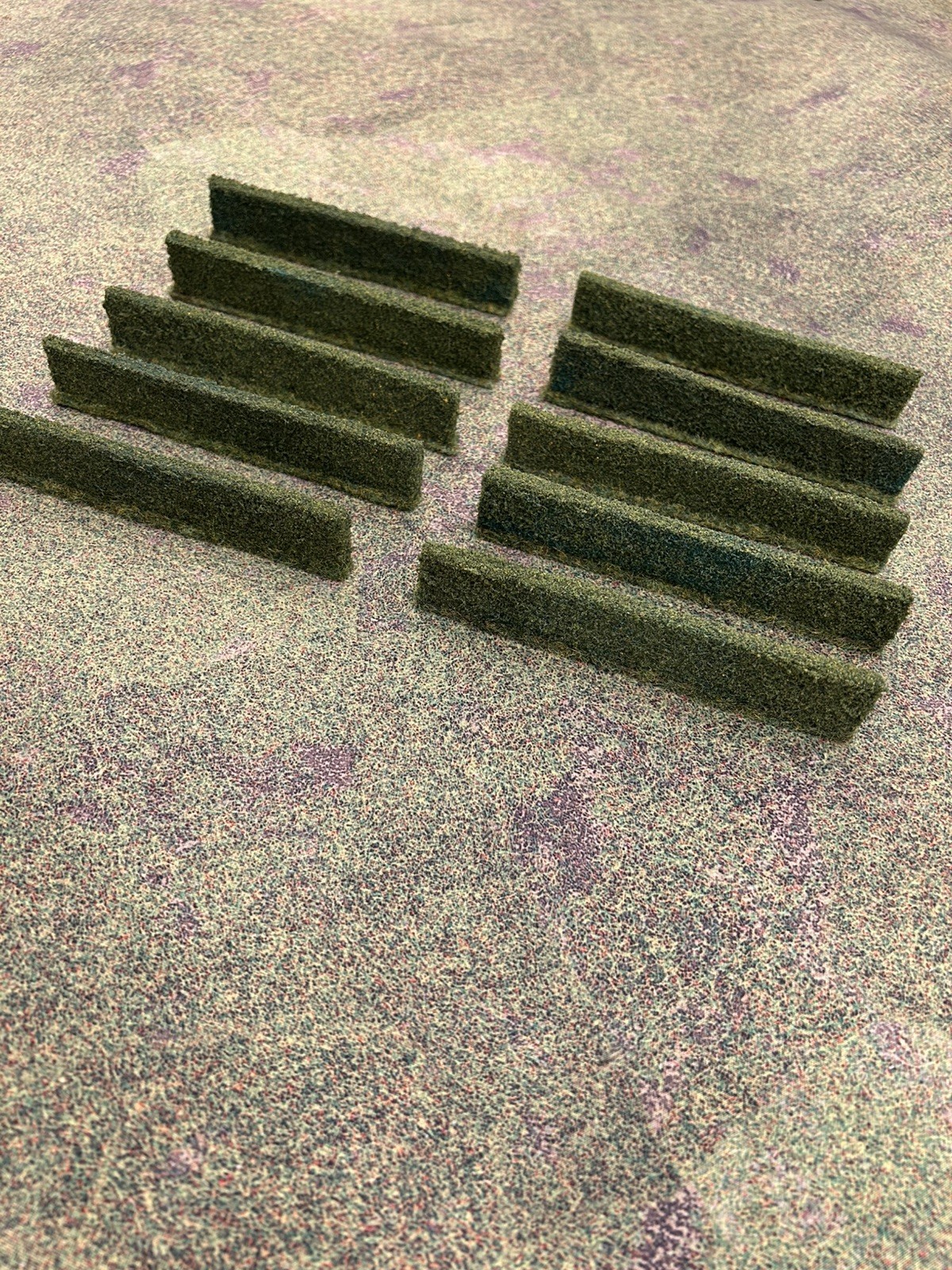 28mm war game tabletop scenery hedges for warhammer, bolt action, SAGA