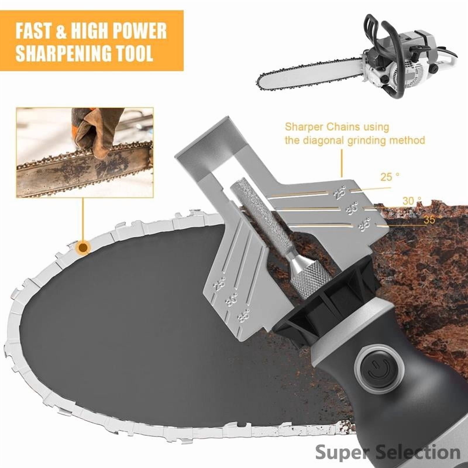 Cordless Electric Chainsaw Chain Sharpener Portable Sharpening Tool Kit