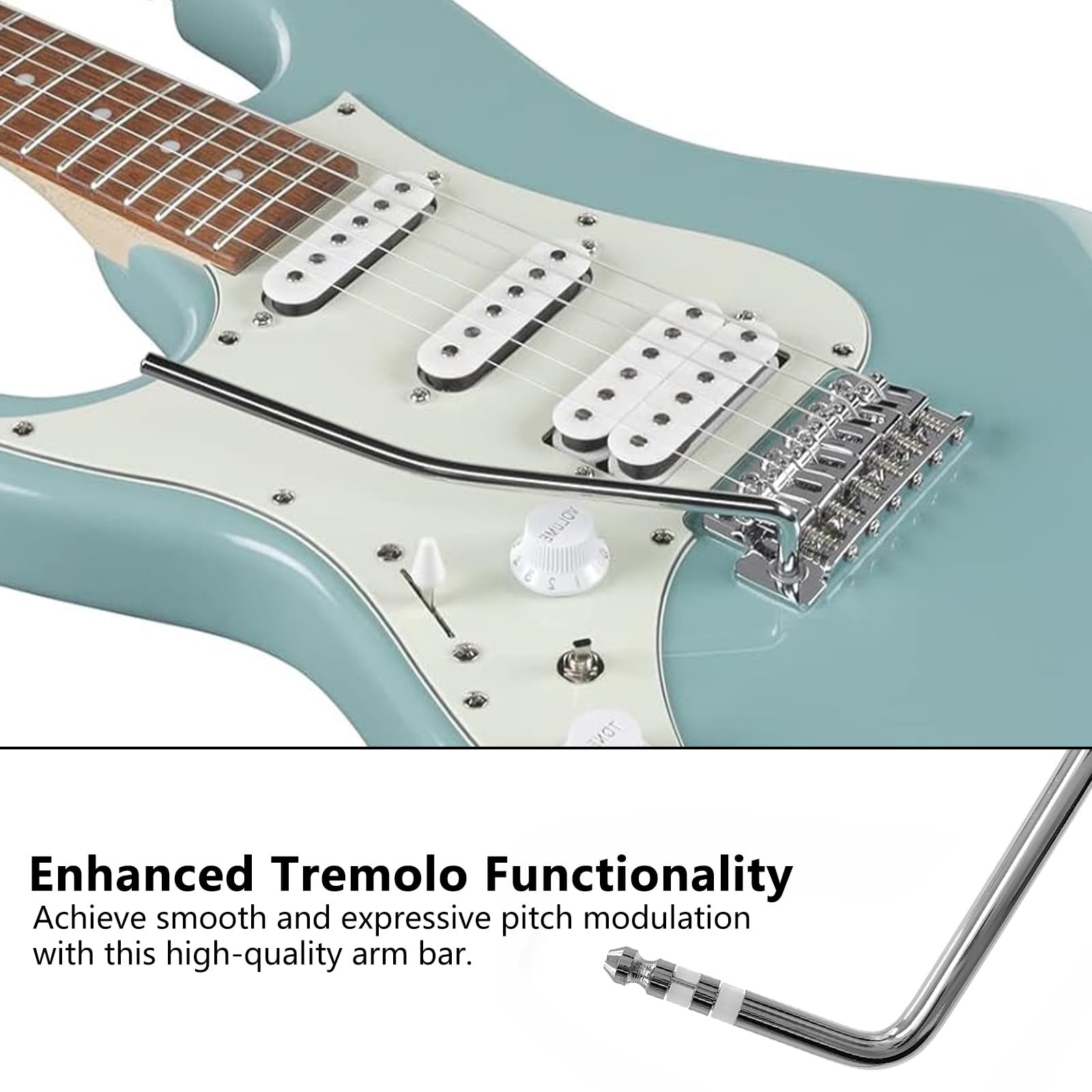 Guitar Tremolo Arm compatibile with Rg Edge Lo-Pro 6mm Series Guitars(Silver)