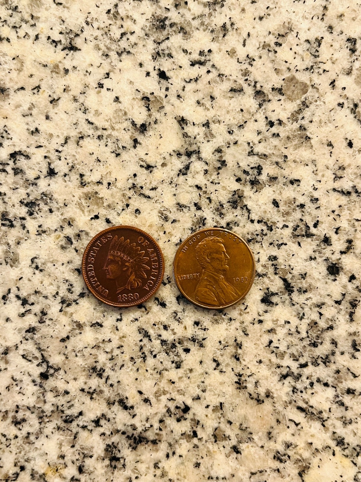 1880 Indian Cent Novelty/Souvenir Coin