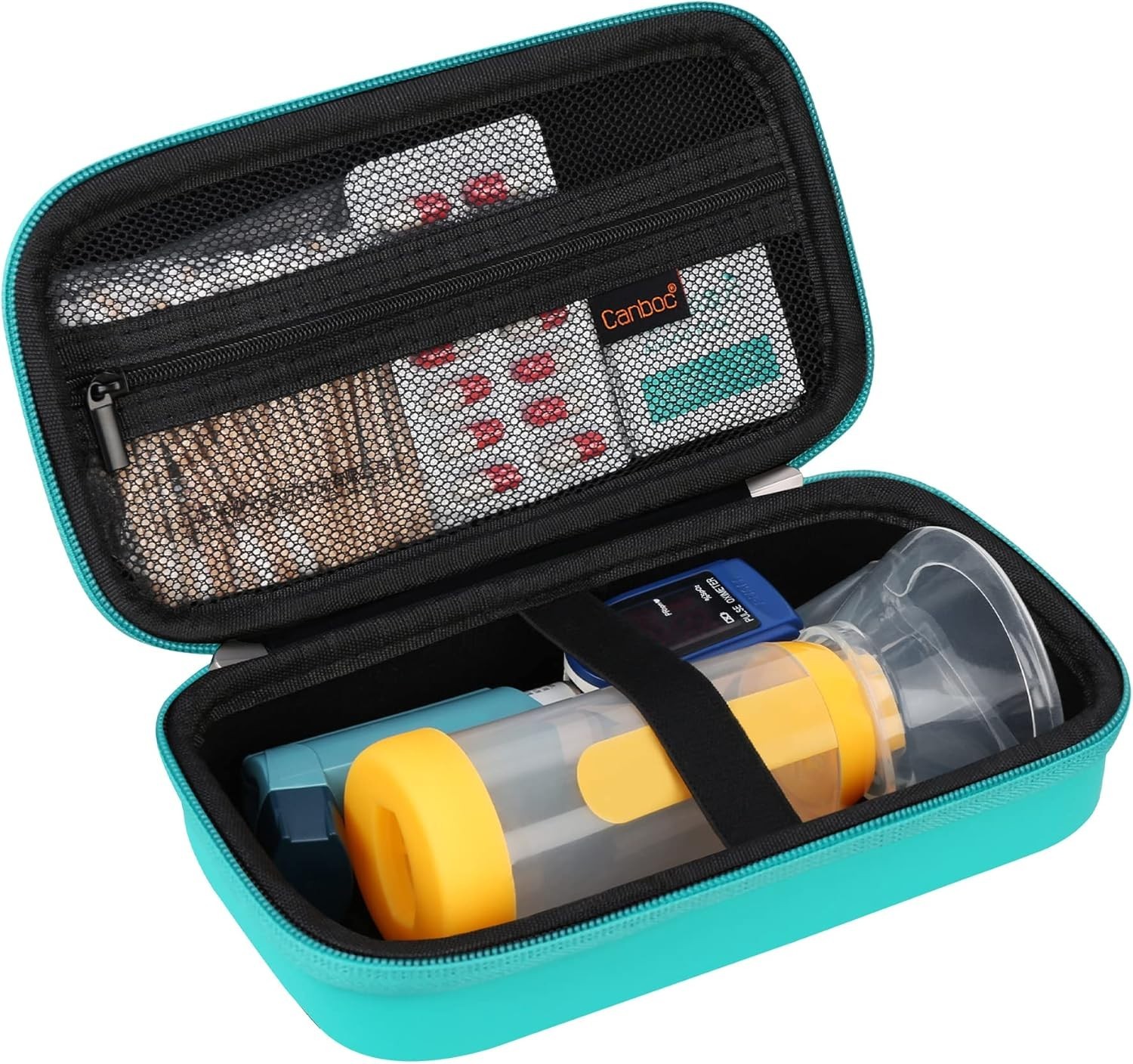 Travel Carrying Case for Asthma Inhaler, Handheld Spacer for Adults and Kids,...
